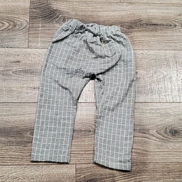 Boys Suit Outfit Size 4 Fashion Tie Outfit Tee Long Sleeve and Long Pants Gray - Picture 3 of 9